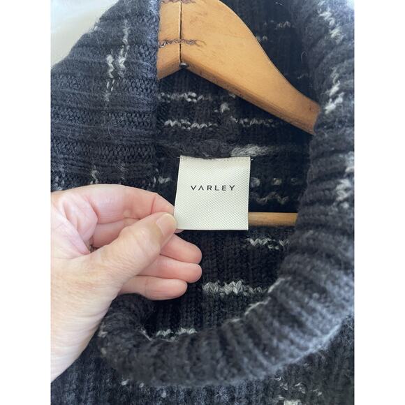 Varley Womens Chunky Oversized Marlena Cowl Neck Balloon Sleeve Sweater L - Picture 9 of 11